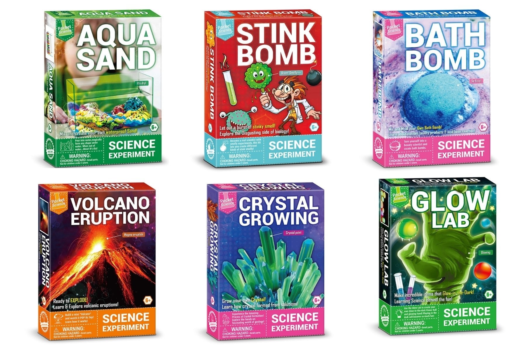 POCKET SCIENCE SET OF 6 - Bamboo Sprout